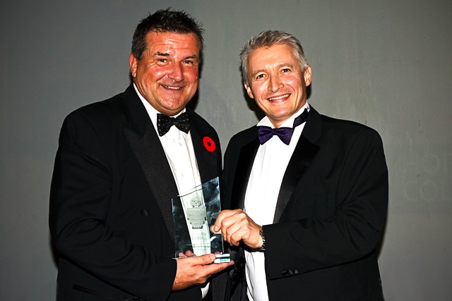 Mike Goldrick from Mike Goldrick Window Blinds  - Businessman of the year (sponsored by Hopwood Hall)
