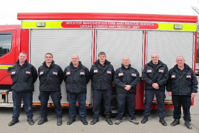 GMFRS team members travelling to Japan
- Andy Horridge, Alex Sugden, Mike Buckley, Dave Swallow, Neal Pickersgill, Clive Geoghegan and Peter Stevenson

