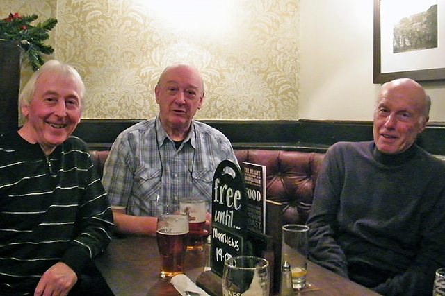 Rochdale Grammar School for Boys reunion<br />Garry Hargreaves, Geoff Kindon and Andy Sutcliffe