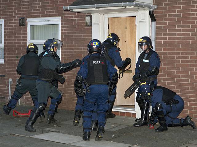 A man was arrested in an early morning raid in Middleton (stock image)