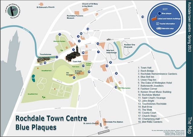 Rochdale Town Centre Map Rochdale News | News Headlines | Rochdale Turns Other Towns Blue With Envy  - Rochdale Online