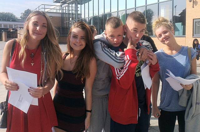 Oulder Hill students celebrate their GCSE results