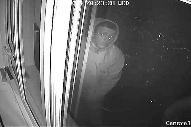 Still from CCTV at property on Hawthorne Lane, Newhey
