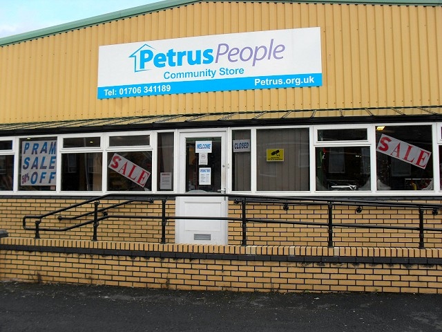 The Petrus People Community Store on Hamer Lane, Rochdale