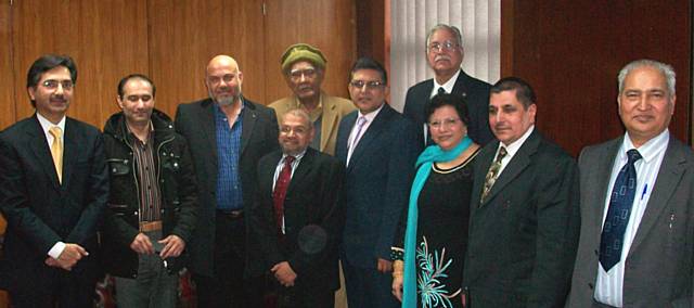 Members of Sahiwal Working Party meet Consul General of Pakistan, Zahoor Ahmed