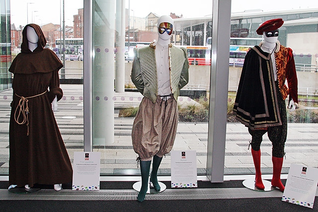 Friar Lawrence, Romeo and Tybalt costumes