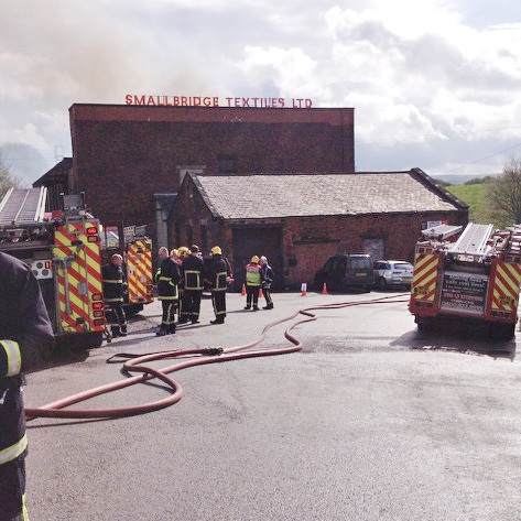 Fire at Smithy Bridge Textiles