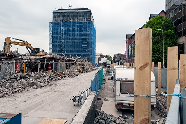 Town Centre demolition