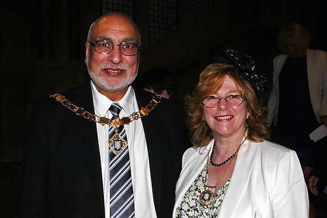 Deputy Mayor Surinder Biant and Deputy Mayoress Cecile Biant