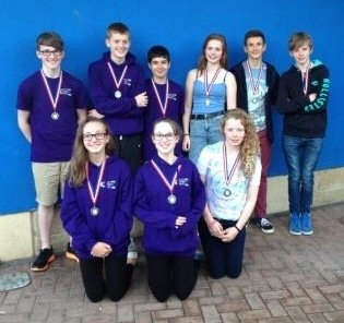 Rochdale Snorkelling Club’s Under 14s team who won the silver medal at the UK Nationals