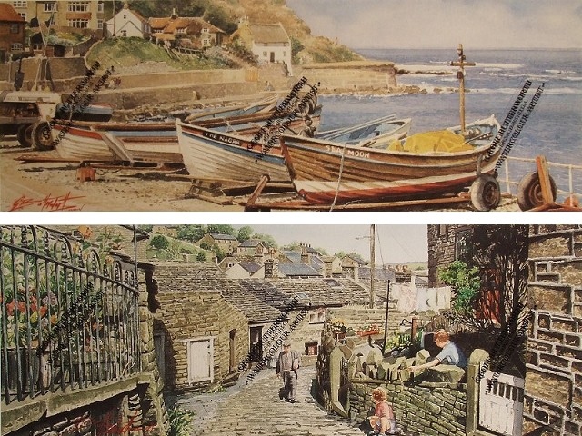 'Away from it all... Runswick Bay' and 'Our Grandad' by Geoff Butterworth