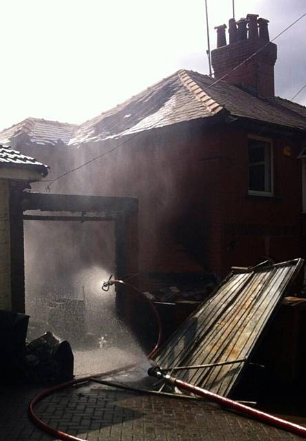 House fire at Moor Hill Road, Rochdale