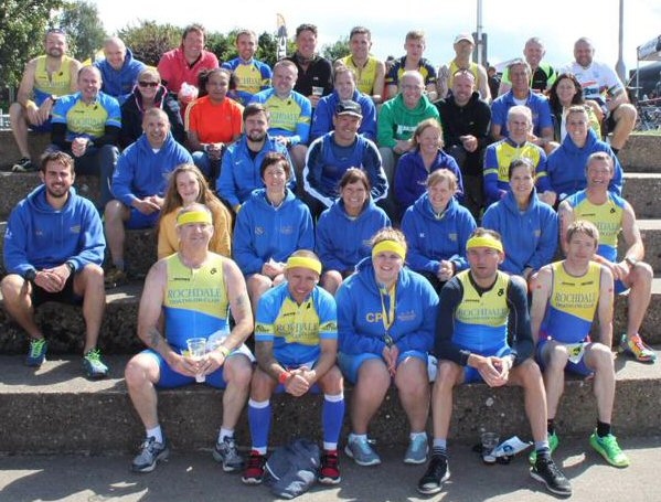 Rochdale Triathlon Club athletes and supporters