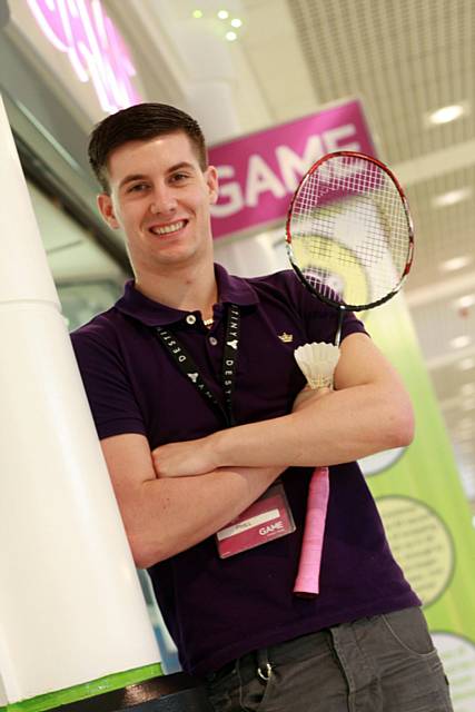 Phil Worthington to take part in the men’s doubles Badminton competition at the Harrogate Senior Silver Tournament 