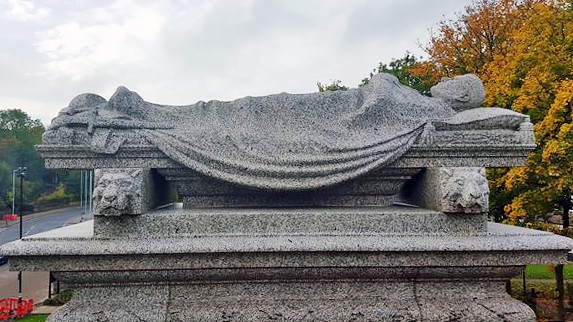 Unknown soldier atop of Rochdale Cenotaph