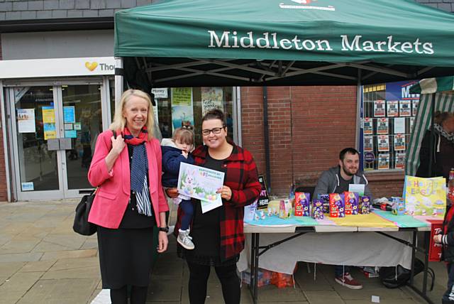 Middleton Town Centre Management Easter Eggstravaganza with Liz McInnes 