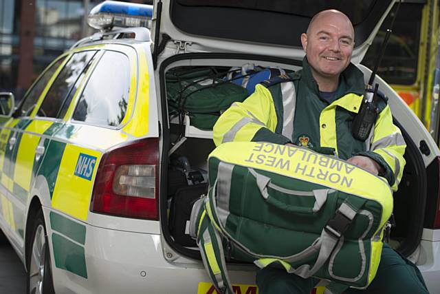 Simon McCrory, RRV Paramedic at North West Ambulance Service