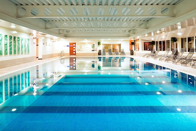 Leisure pool at Mercure Norton Grange Hotel and Spa