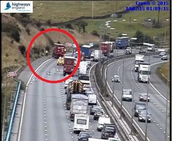 M62 Eastbound accident between J21 for A640 Greater Manchester and J22 for A672 Calderdale