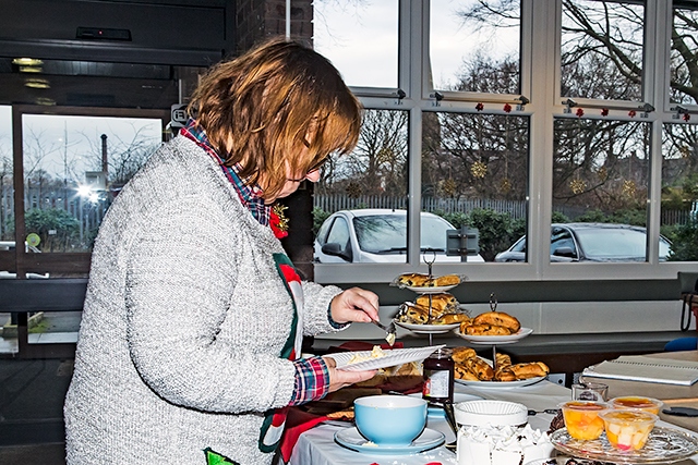 Christmas breakfast at Balderstone Library