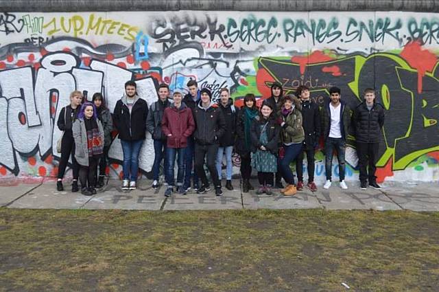 Rochdale Sixth Form students at the Berlin International Film Festival