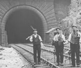 Summit Tunnel Repair Gang in 1900