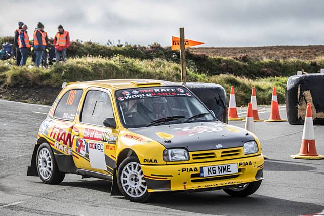 Brown in action in the Micra