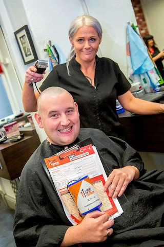 Phil Jordan has raised nearly £400 for Stand Up To Cancer 