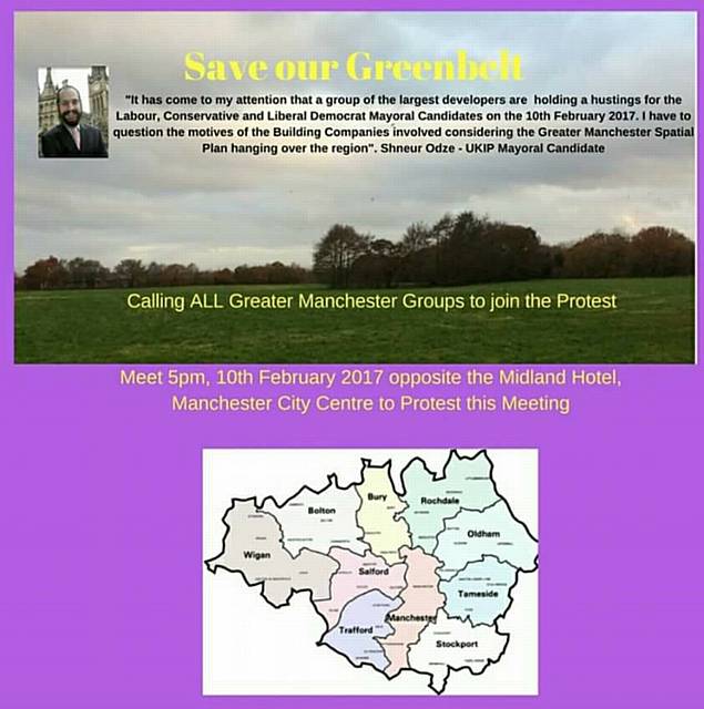 UKIP plan green belt protest at Mayoral debate
