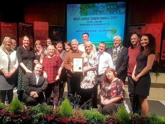 Middleton was awarded a silver medal for their first entry into the In Bloom competition