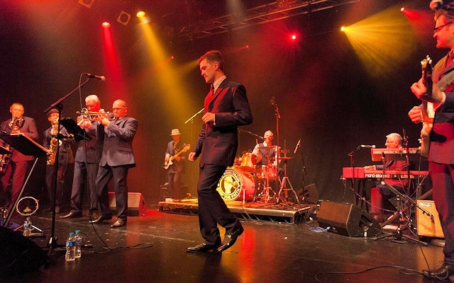 Northern Soul band ‘The Soultrain’ performing at Empire 