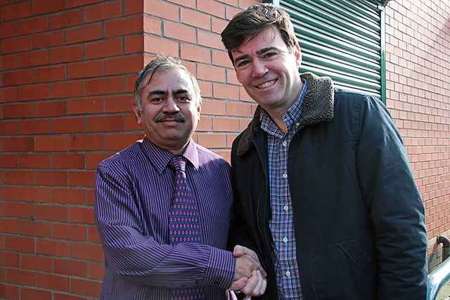 Andy Burnham brings his Mayoral campaign to Rochdale