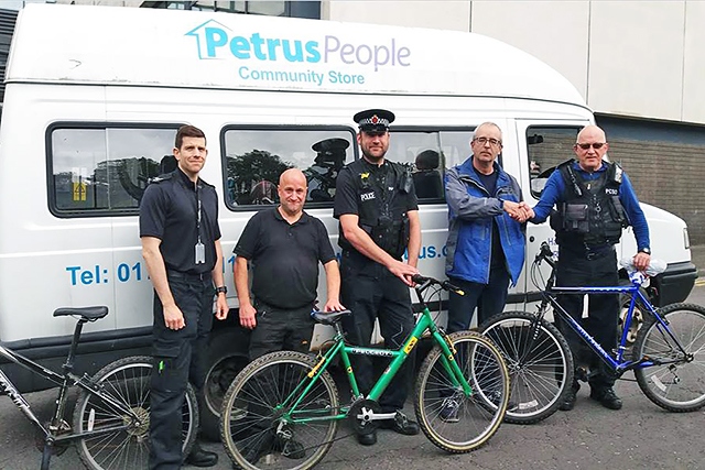 Kingsway Policing Team supporting Petrus Community Cycling Club