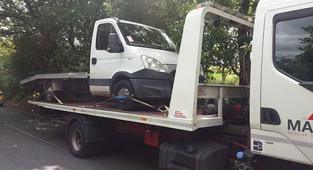 Police seize uninsured vehicle from Rooley Moor Road