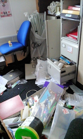 Sudden and Brimrod Community Centre was trashed during the break in on Thursday.