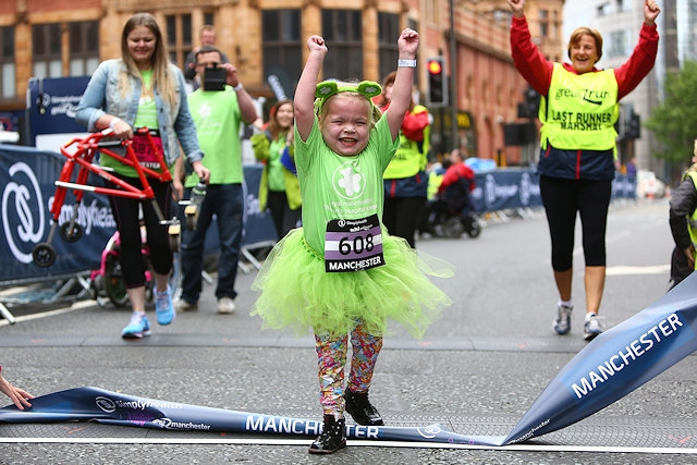 Ella Chadwick has raised £700 with this year's Mini Great Manchester Run