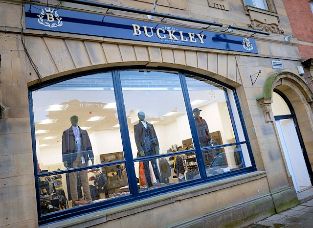 Buckley Menswear, on the historic South Parade, has been shortlisted for a Drapers Independent Award