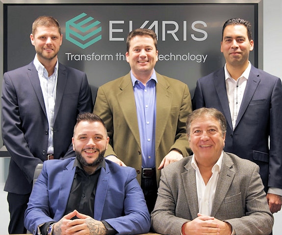Michael Thompson, Partner Alliances Commercial Manager; Robert Gibbons, Head of Managed Services; Albie Attias, Head of Business Development; Roberto Monetti, Head of Sales; Mike Cohen, CEO