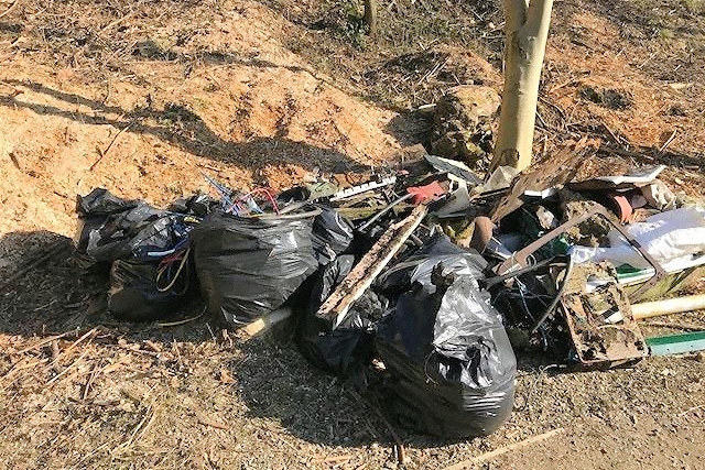 Since August, Andrew Coates has removed 150 bags of rubbish from Shopwood Way