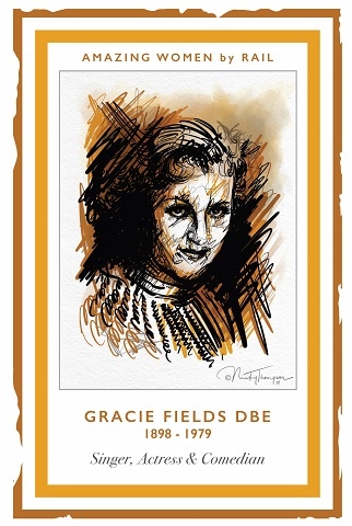 Gracie Fields DBE, born in Rochdale, 1898-1979 Singer, Actress, Comedian 