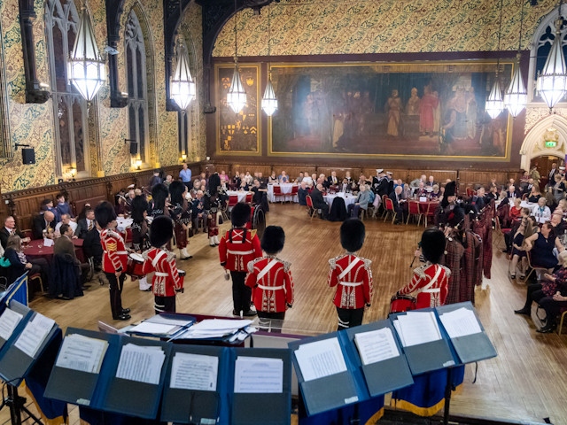 The Great Hall provided a stunning backdrop to the Festival of Remembrance 