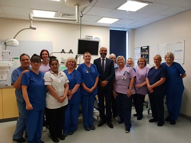 Staff from the Oldham, Bury, Rochdale and North Manchester Endoscopy units