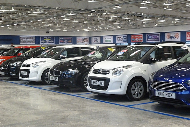 A selection of cars available from The Trade Centre UK