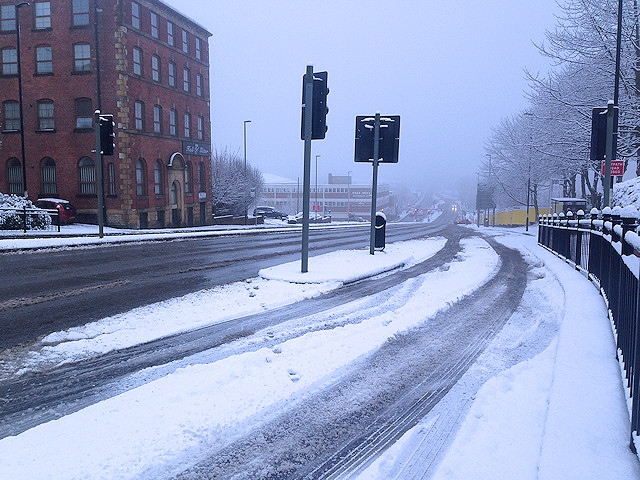 John Street in the snow