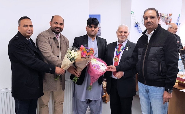 The grand opening of Umair Travel Services on Milkstone Road