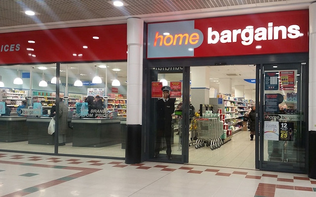 Home Bargains in the Rochdale Exchange Shopping Centre
