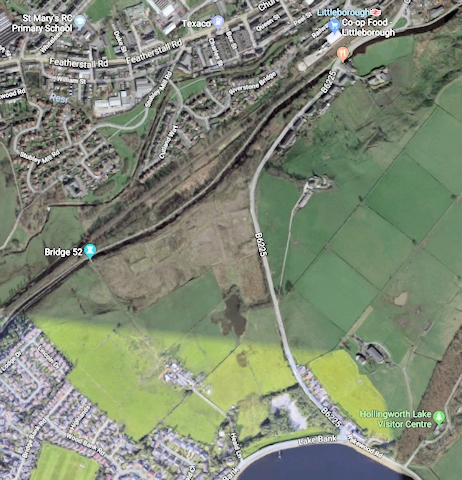Land north of Smithy Bridge near Hollingworth Lake included in the Spatial Framework