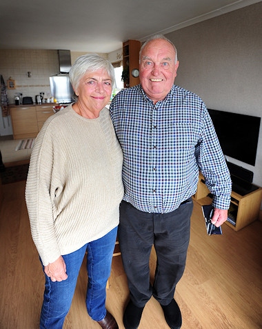 Margaret Cigna and Alan Healey, who live in Dunkirk Rise, which would be demolished under the RBH masterplan
