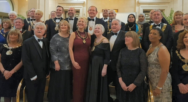 Mayor Zaman & Mayoress Naaira Zaman attended the Greatest Showman Charity Dinner with other local Mayors and Mayoresses