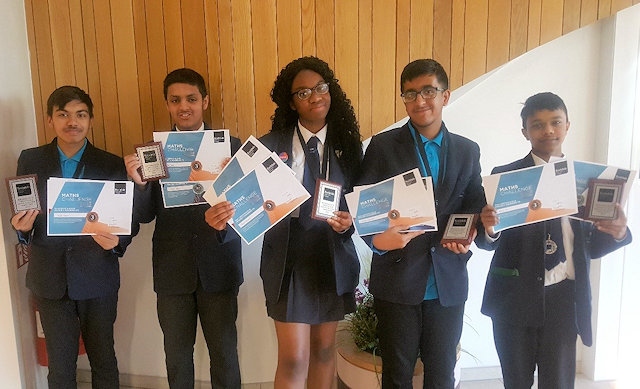 Kingsway students come third in maths challenge